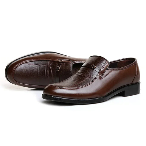 Elegant Slip-On Loafers for Men - Versatile Round Toe Casual and Business Shoes, Handmade Mocasines for All-Day Comfort